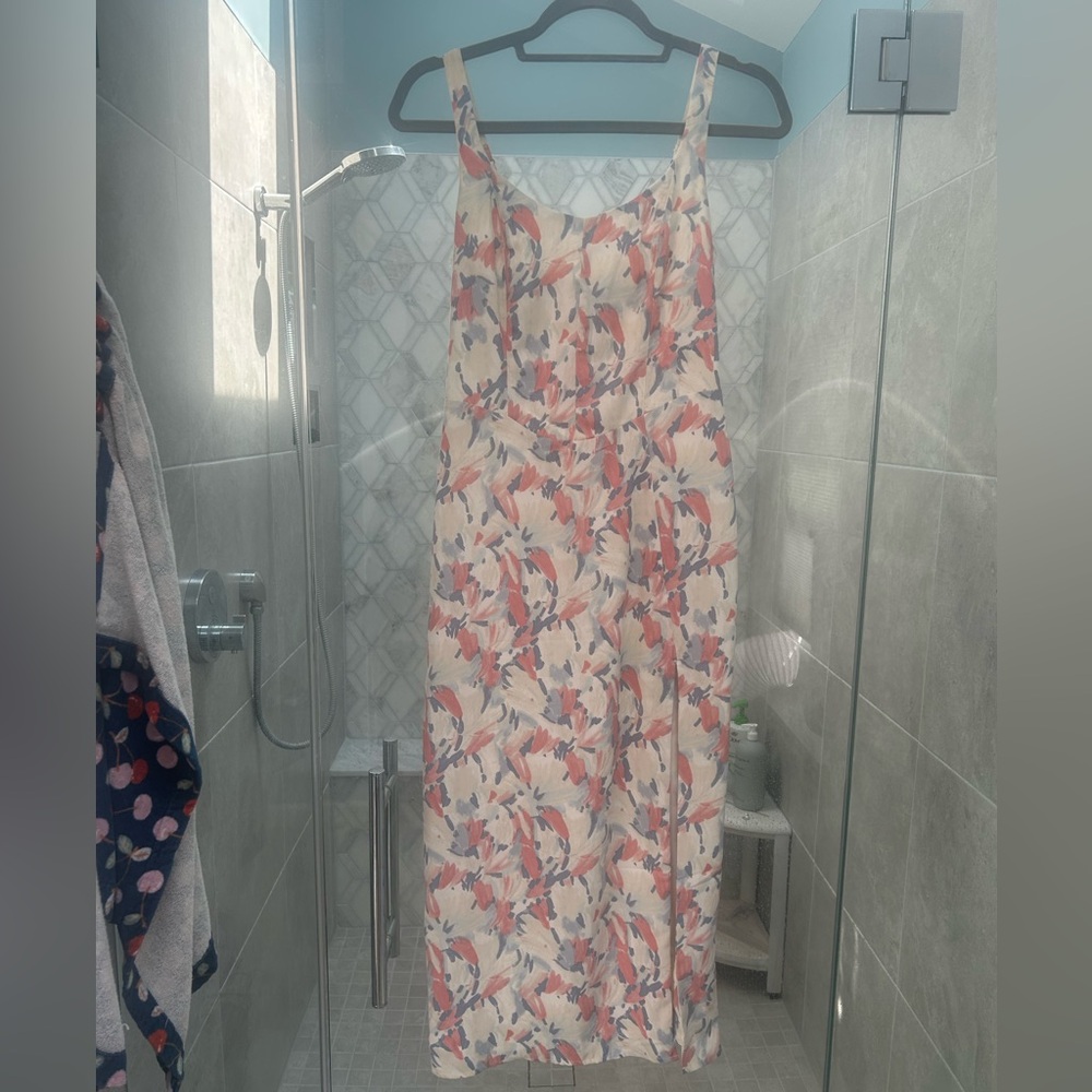 Abercrombie & Fitch Pink and Blue Floral Dress